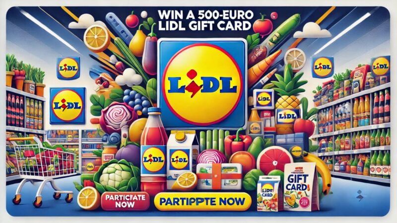 Gagnez un bon d'achat Lidl de 500 euros : participez maintenant !