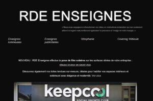 RDE Enseignes : créations et poses de films solaires