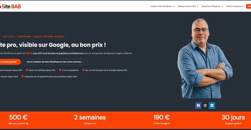 Cheap Site BAB : Votre partenaire web & graphisme sur Bayonne Anglet Biarritz (BAB)