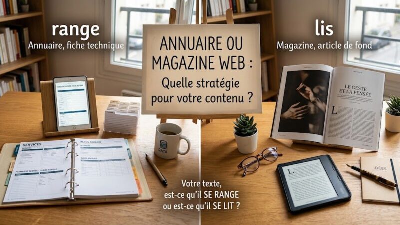 Annuaire généraliste ou magazine de niche : où publier quand on gère un petit site ?
